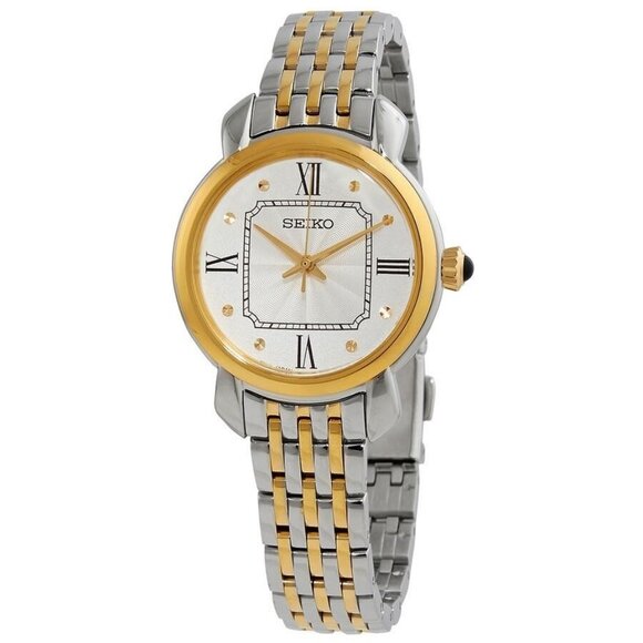 NWT Seiko Fashion Ladies Quartz Steel Authentic Watch - Picture 1 of 3
